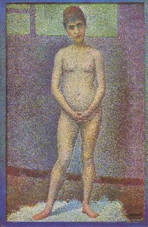 Georges Seurat Model,Front View (mk09) china oil painting image